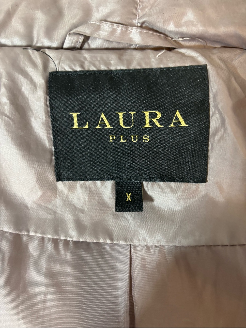 Long Quilted Puffer Coat in Light Taupe - Womens - Picture 12 of 15